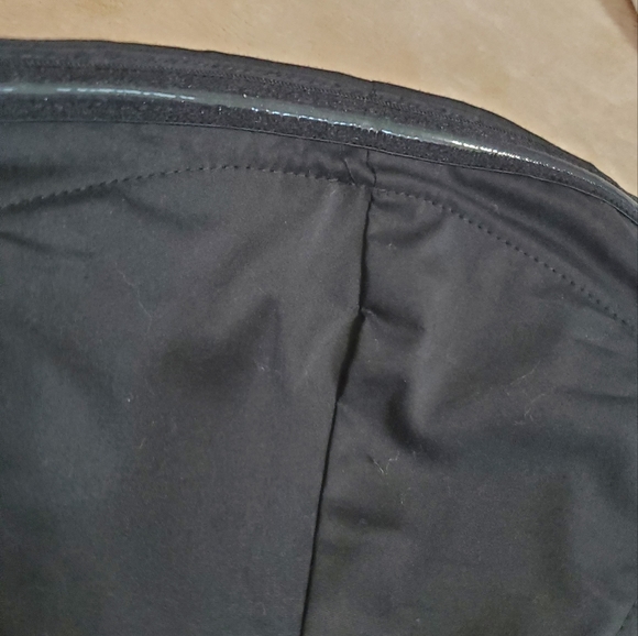 Like NEW New York & Co Striped Button Down Shirt w/ Black Corset Overlay Sz S - Picture 12 of 14